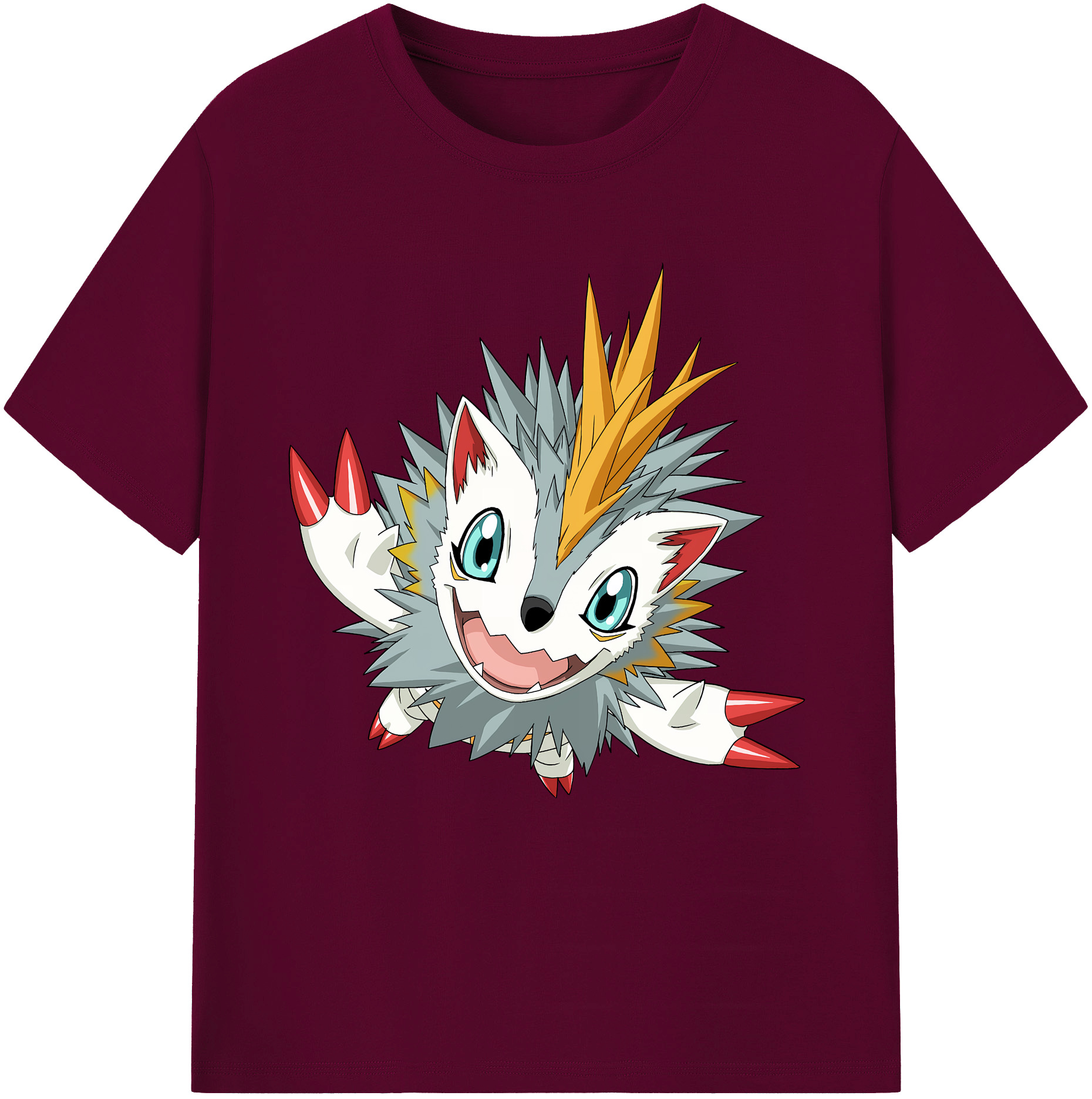 （画像用） Digimon デジタルモンスター/デジモン レディースカジュアルプリントTシャツ（綿100％）